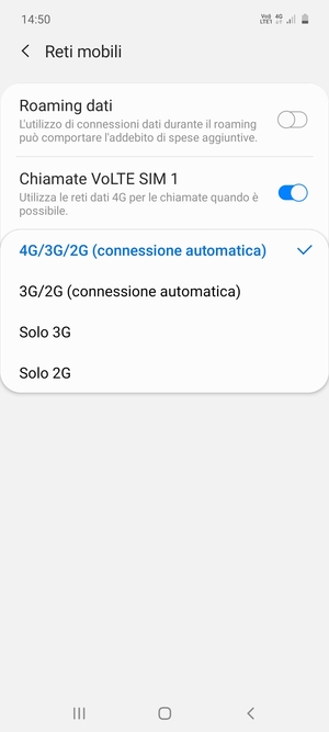 Seleziona la tua opzione preferita