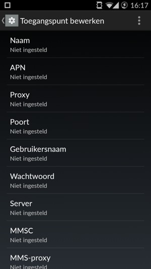 Voer mms-gegevens in