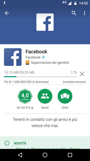 Attendi il completamento del processo di installazione