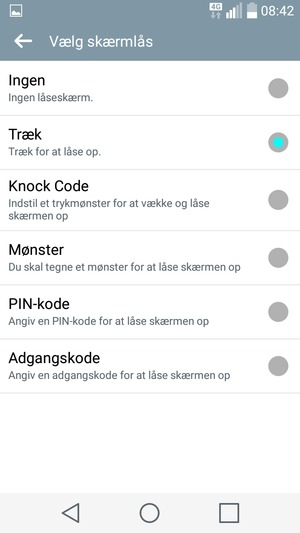Vælg Mønster