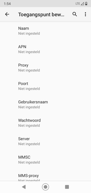 Voer mms-gegevens in
