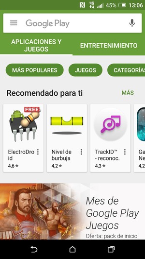 Seleccione la barra de Búsqueda