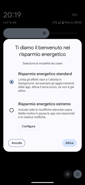 Seleziona Attiva