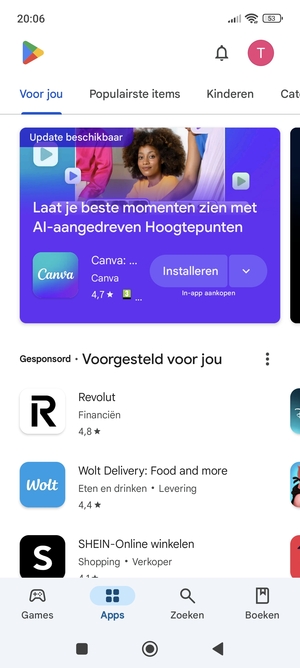 Selecteer Zoeken