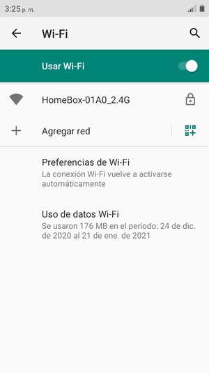 Seleccione la red inalámbrica a la que desea conectarse