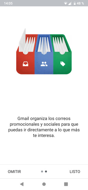 Seleccione LISTO