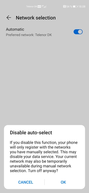 Select OK
