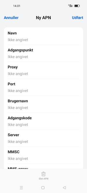 Indtast MMS-oplysninger