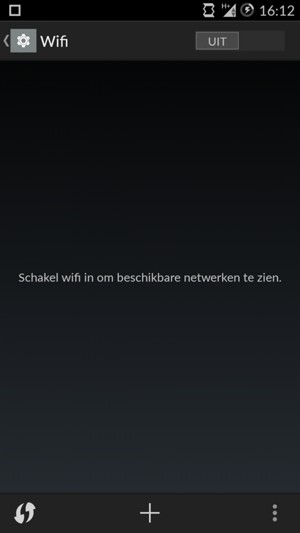 Schakel Wifi in