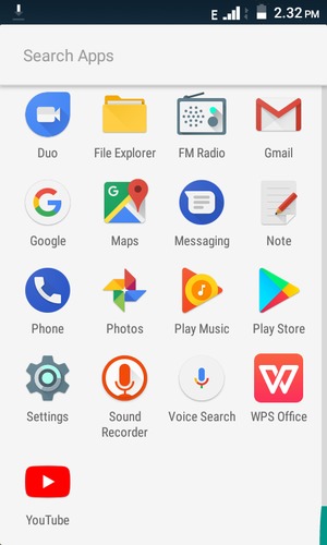 Scroll to and select Settings
