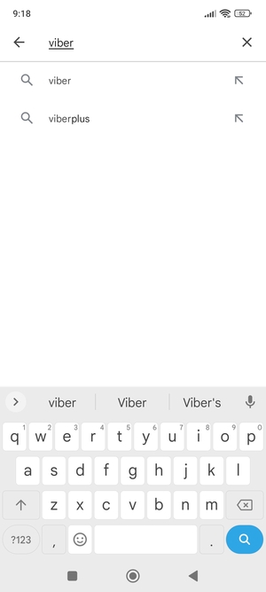 Enter the app name and select Search