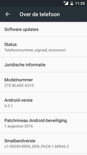 Selecteer Software updates