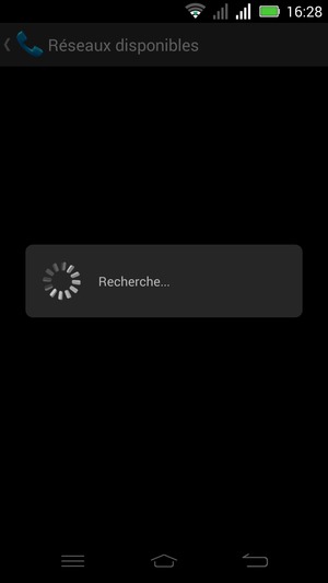 Veuillez attendre la fin de la recherche