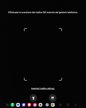 Scansiona il codice QR