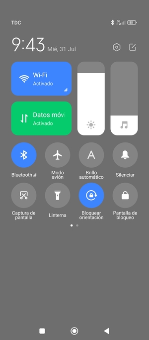 Desactive Wi-Fi y Bluetooth