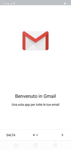 Seleziona AVANTI