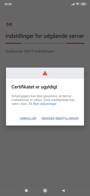 Vælg REDIGER INDSTILLINGER