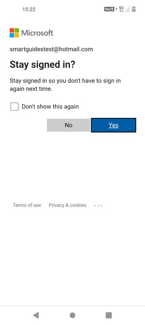 Select your preferred option