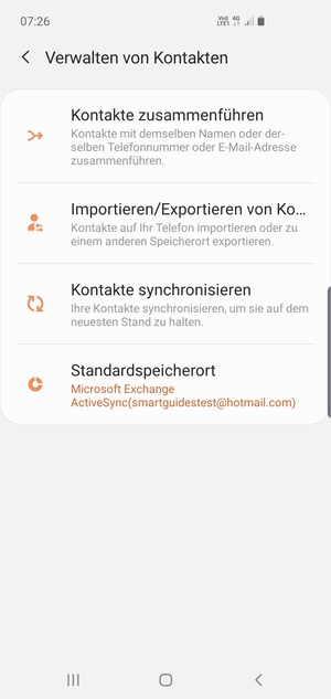 Wählen Sie Importieren/Exportieren von Ko...