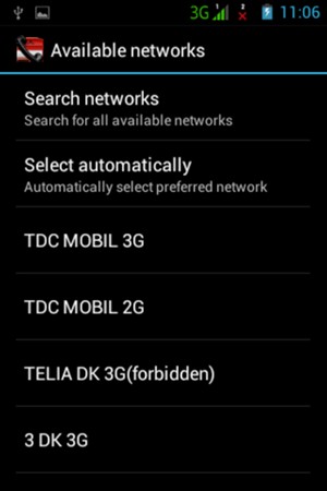 Select Search networks