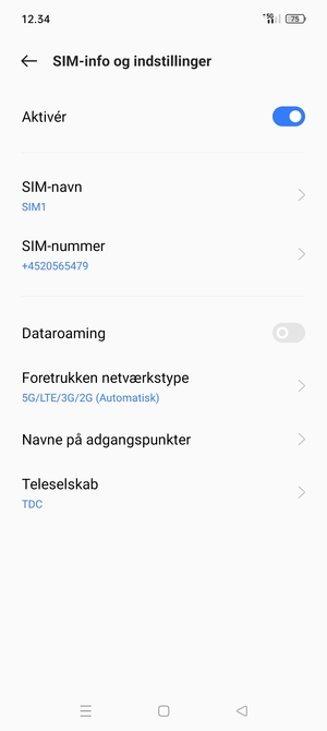 Vælg Navne på adgangspunkter