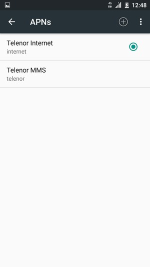 Select the Menu button