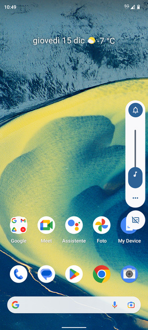 Per modificare le impostazioni dell'audio, seleziona Suono
