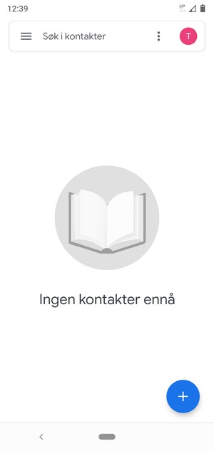 Velg menyknappen