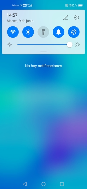 Deslice hacia abajo el menú superior de nuevo