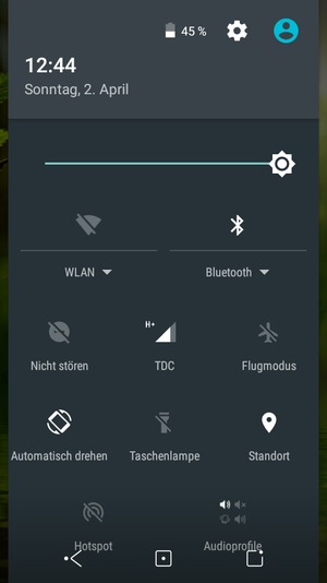 Schalten Sie Bluetooth aus