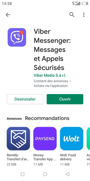Sélectionnez Ouvrir