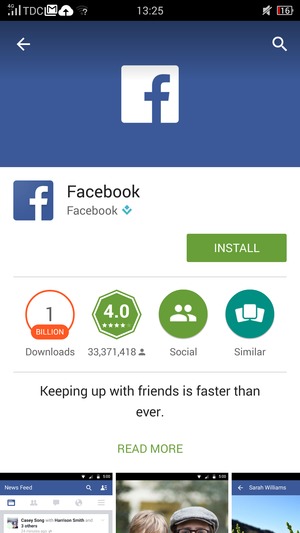 Select INSTALL