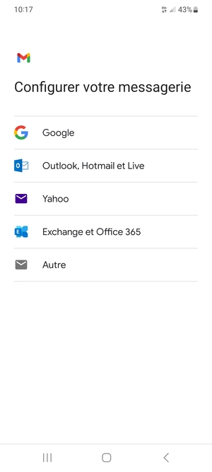 Sélectionnez Autre