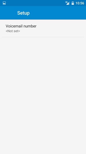 Select Voicemail number