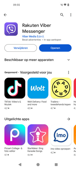 Selecteer Openen
