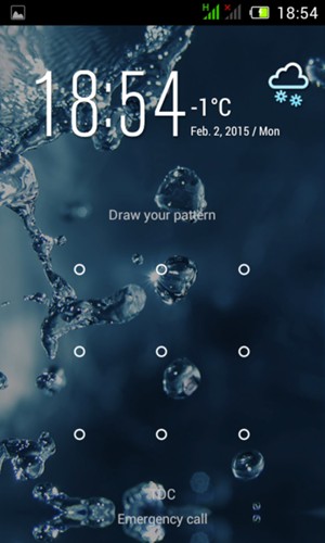 Your phone is now secure with a screen lock.