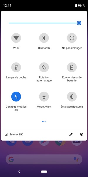 Régler la luminosité au niveau souhaité