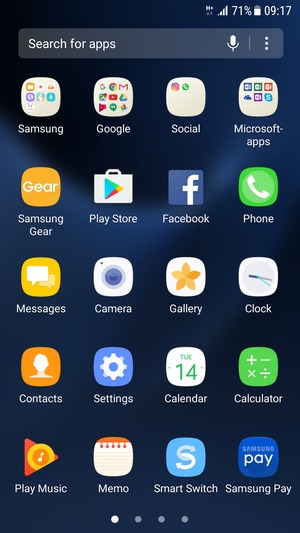 Select Settings