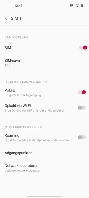 Vælg Adgangspunkter