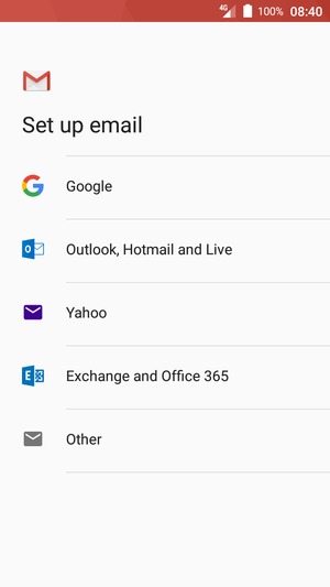 Select Exchange and Office 365
