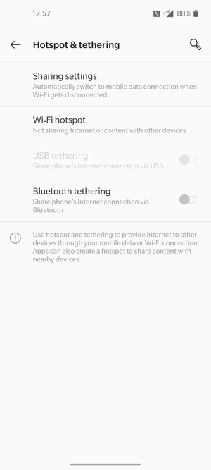 Select Wi-Fi hotspot