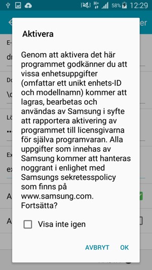 Välj OK