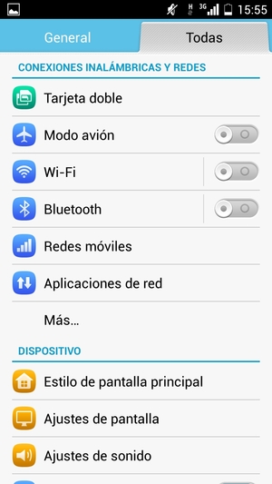 Seleccione Redes móviles