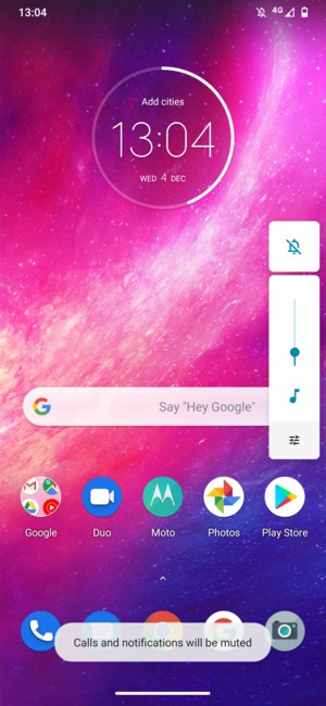 Select Mute to change to sound mode again