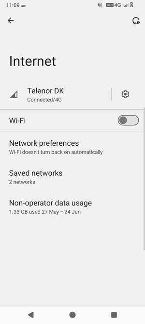 Turn Wi-Fi on