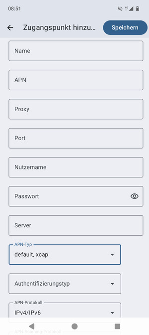Wählen Sie Speichern