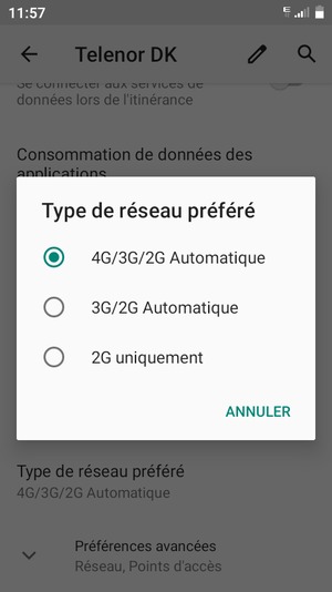 Sélectionnez votre option préférée