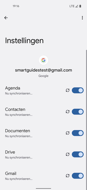 Uw contactpersonen van Google worden nu gesynchroniseerd met uw telefoon