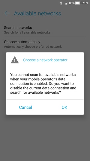 Select OK