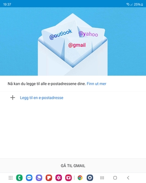 Velg Legg til en e-postadresse